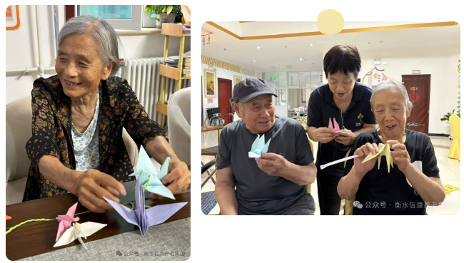 银龄巧手，鹤寄温情